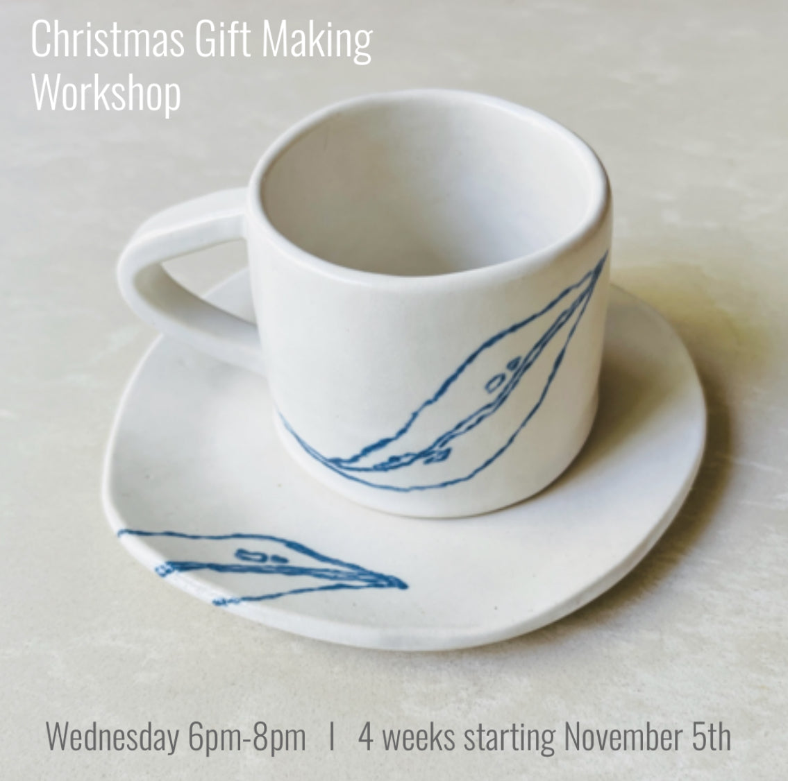 Make Your Own Christmas Gifts – 4 Week Ceramics Workshop
