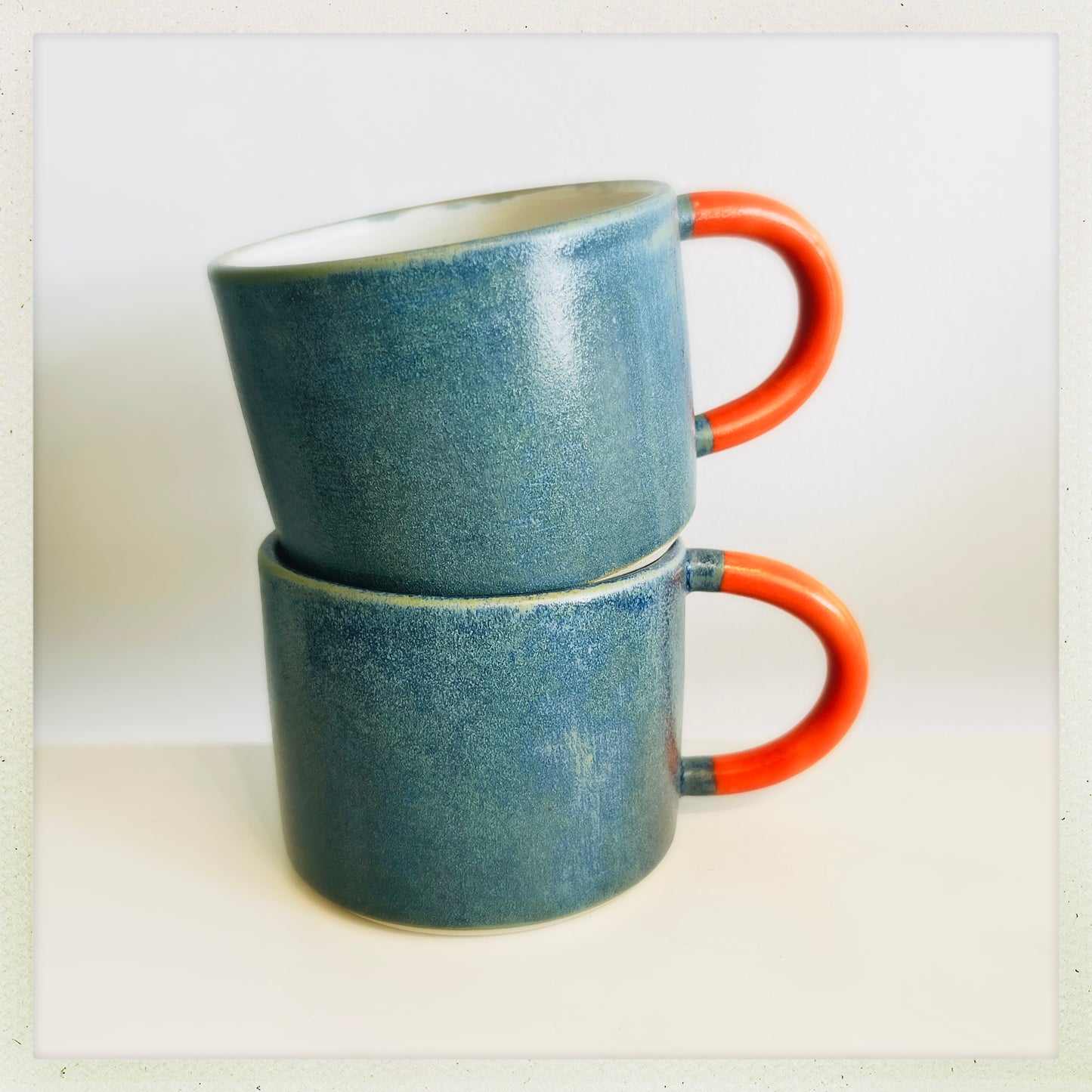 Luna Mug Denim + Orange