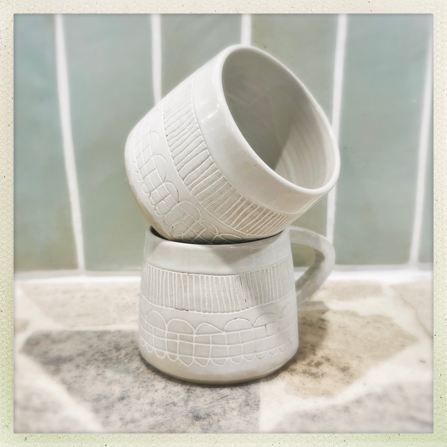 Puglia Etch Coffee Cup