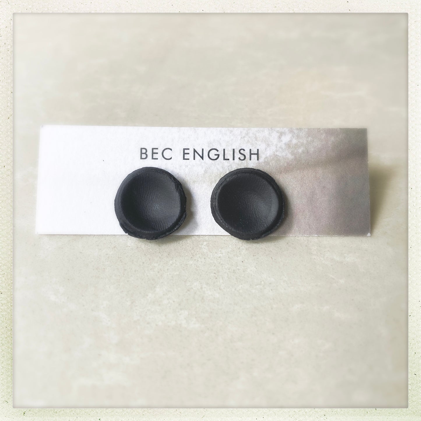 Button Earrings