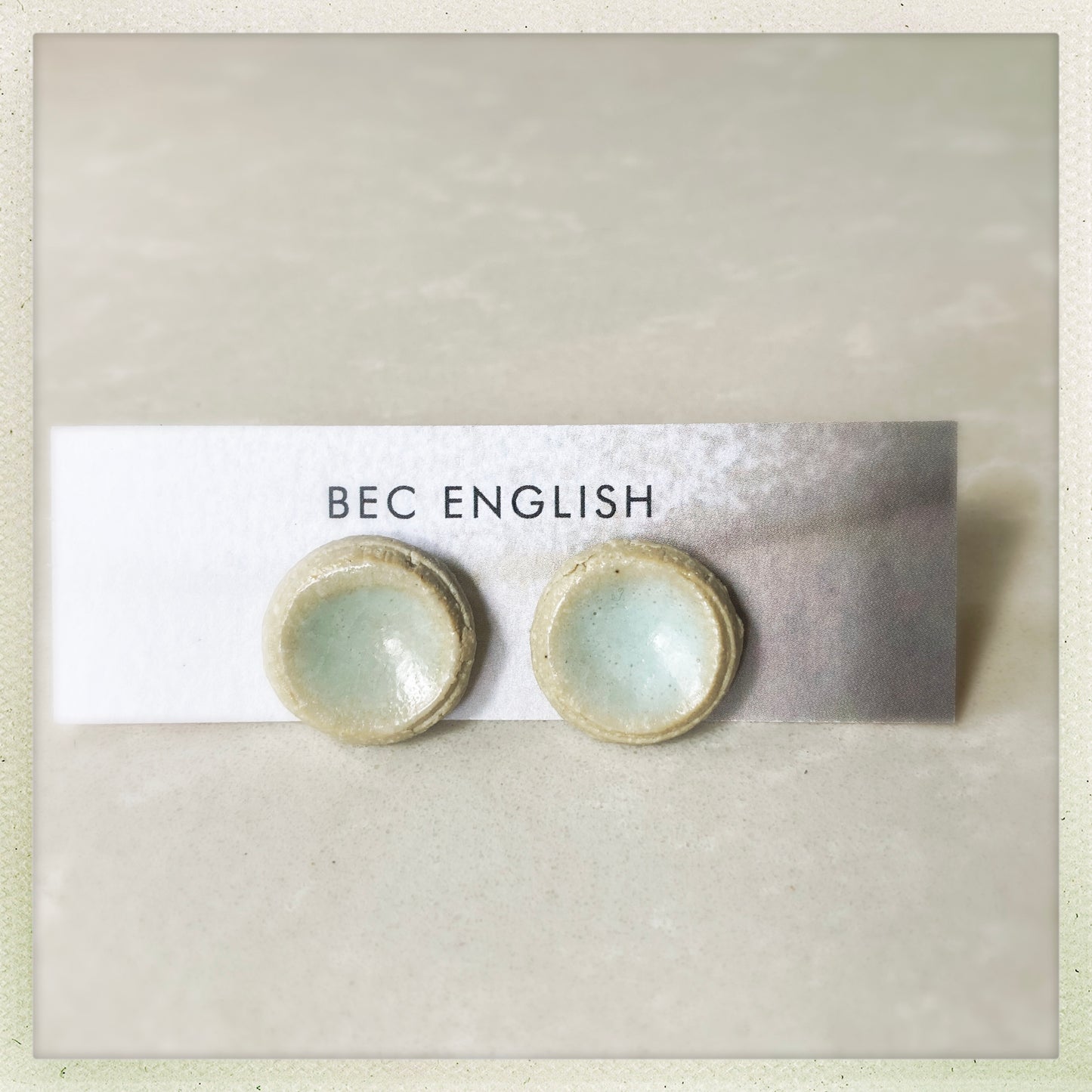 Button Earrings