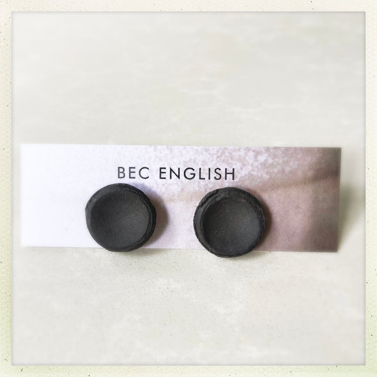Button Earrings