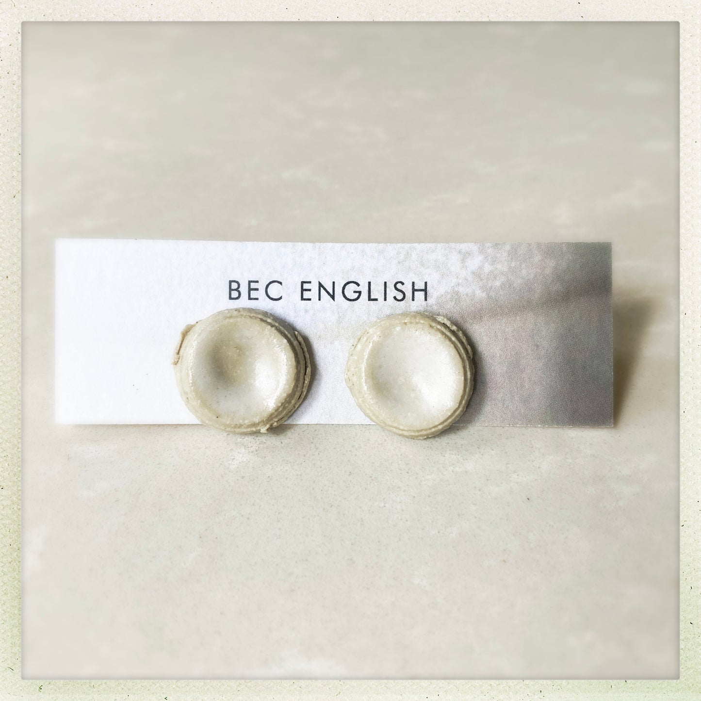 Button Earrings