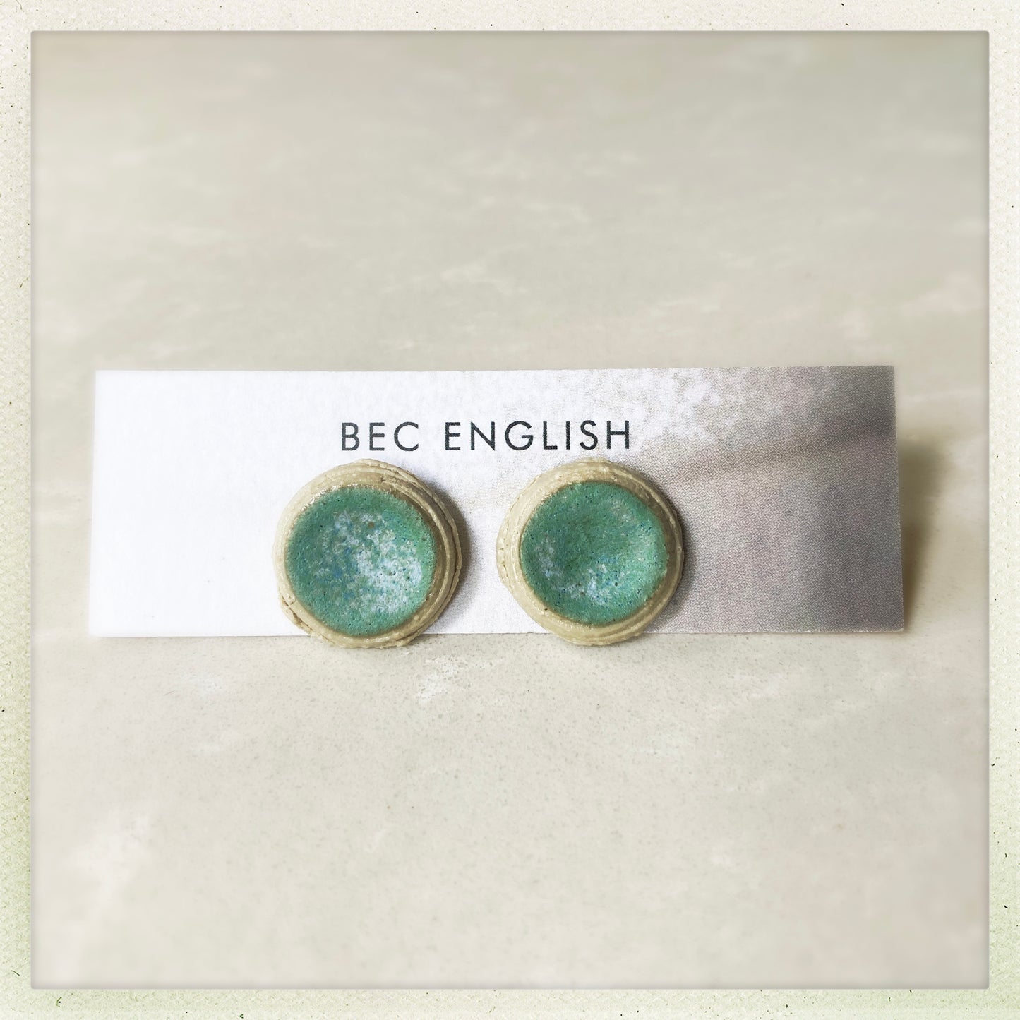 Button Earrings