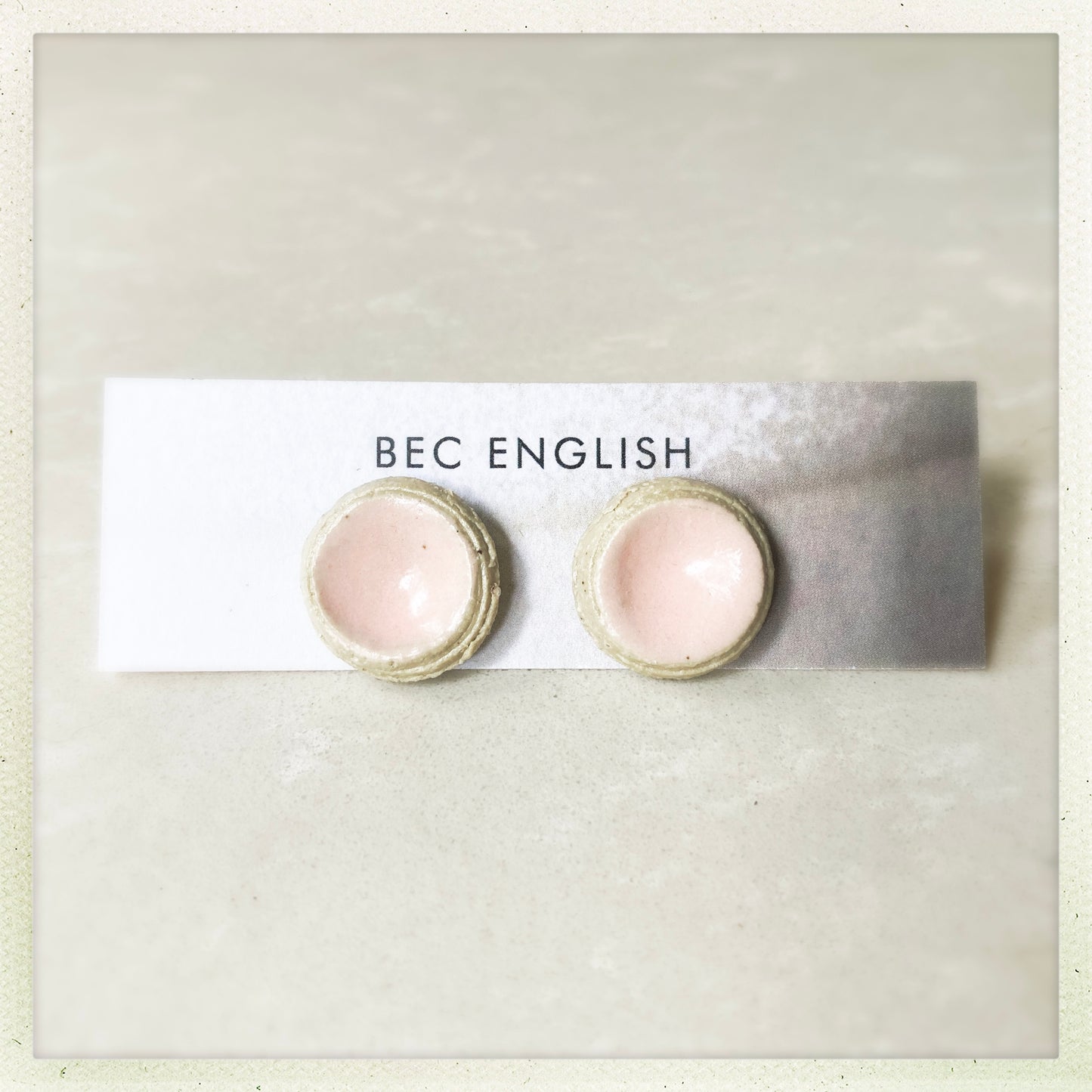 Button Earrings