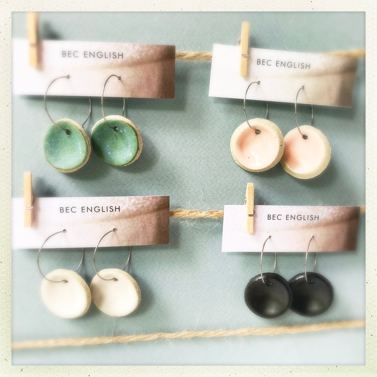Disc Earrings