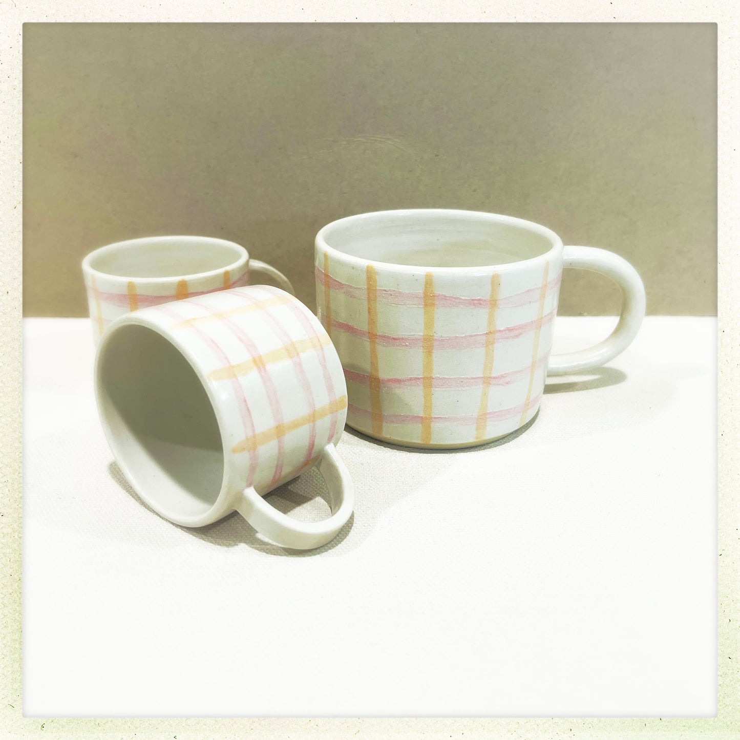 Gingham Mug