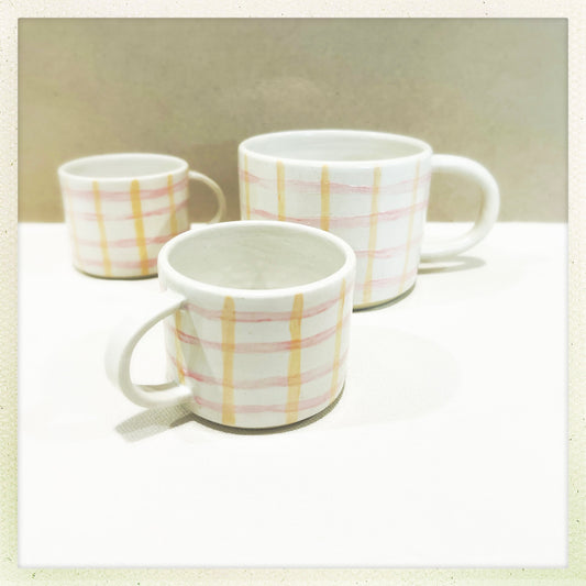 Gingham Piccolo Cup