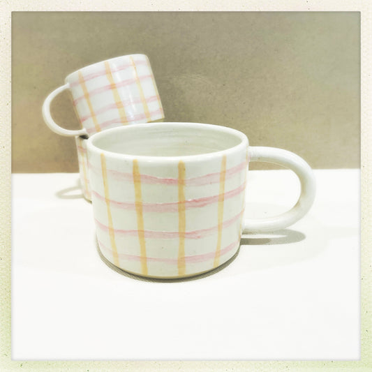 Gingham Mug