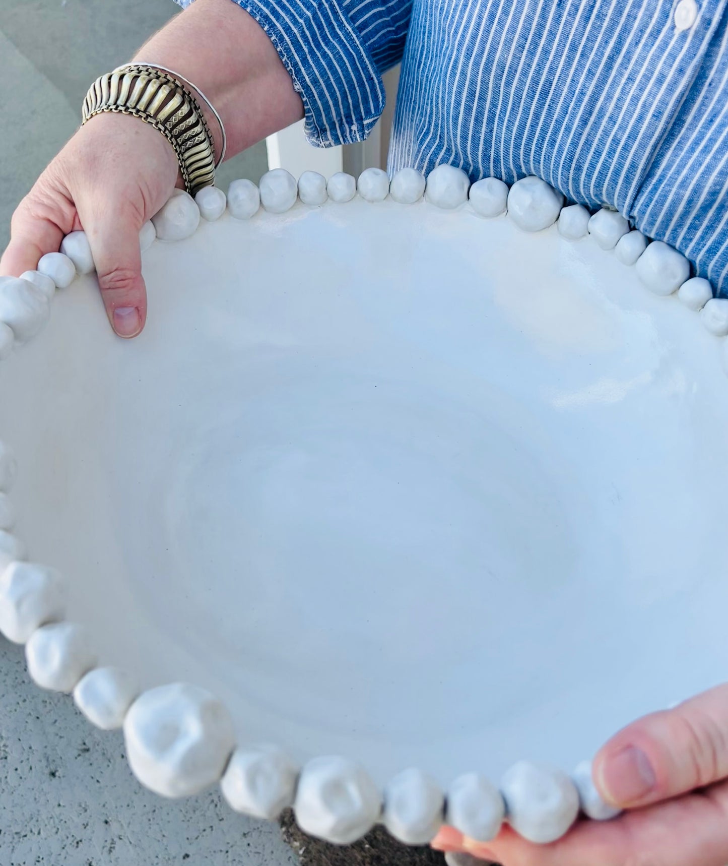 Pebble Serving Bowl